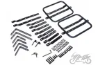 SIDE CASE SET, ALUMINIUM W/LOCK