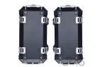 SIDE CASE SET, ALUMINIUM W/LOCK
