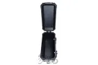SIDE CASE SET, ALUMINIUM W/LOCK
