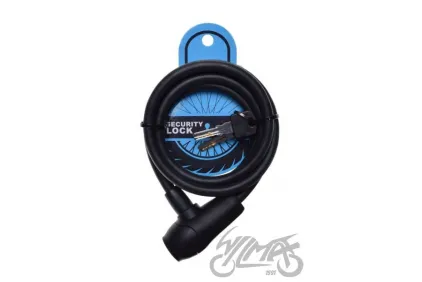 SPIRAL CABLE LOCK 10 X 1500 BLACK