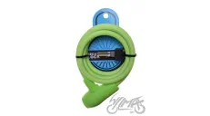 SPIRAL CABLE LOCK 10 X 1500 GREEN