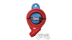 SPIRAL CABLE LOCK 10 X 1500 RED