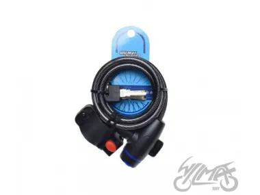SPIRAL CABLE LOCK 8 X 1500 BLACK