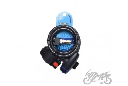 SPIRAL CABLE LOCK 8 X 1500 BLACK