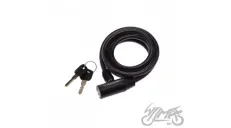SPIRAL CABLE LOCK 8 X 1500 BLACK