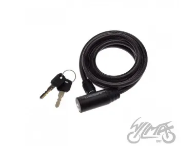 SPIRAL CABLE LOCK 8 X 1500 BLACK