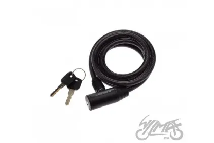 SPIRAL CABLE LOCK 8 X 1500 BLACK