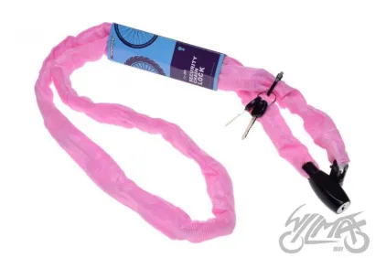 LOCK, CHAIN WITH 5x900 PINK