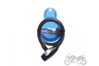 SPIRAL CABLE LOCK 12 X 650 BLACK