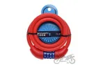SPIRAL CABLE LOCK 12X1500 RED