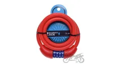 SPIRAL CABLE LOCK 12X1500 RED