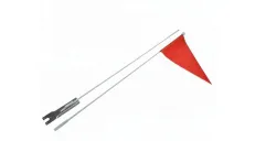 VĖLIAVA SU TVIRTINIMU RAUDONA