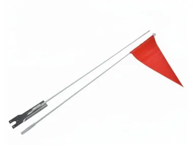 VĖLIAVA SU TVIRTINIMU RAUDONA