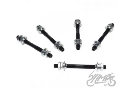 AXLE, BICYCLE FRONT WHEEL HOLLOW 5-PCS PACK