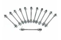 AXLE, BICYCLE FRONT WHEEL PACK