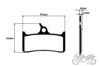 PAD SET, BRAKE SEMI-METALLIC