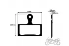 PAD SET, BRAKE SEMI-METALLIC