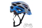 HELMET BICYCLE L BLUE/WHITE