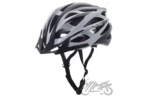 HELMET BICYCLE L SILVER/BLACK