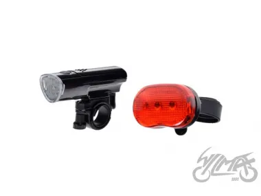 LAMP SET, FRONT & REAR LED BICYCLE