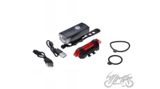 LAMP SET, FRONT & REAR LED BICYCLE