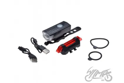 LAMP SET, FRONT & REAR LED BICYCLE