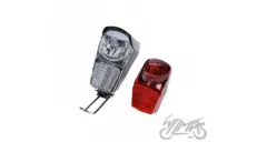 LAMP SET, FRONT & REAR LED BICYCLE