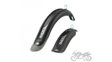 MUDGUARD SET FOR 16-18, BLACK/TITAN