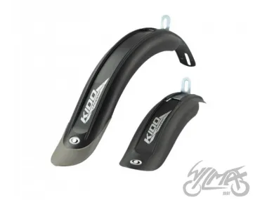 MUDGUARD SET FOR 16-18, BLACK/TITAN