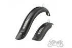 MUDGUARD SET FOR 16-18, BLACK/TITAN