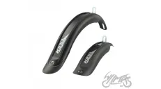 MUDGUARD SET FOR 16-18, BLACK/TITAN