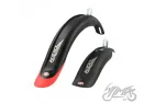 MUDGUARD SET FOR 16-18, BLACK/RED