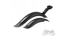 MUDGUARD SET FOR 16-18, BLACK/TITAN