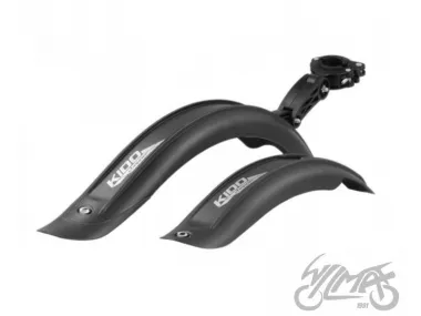 MUDGUARD SET FOR 16-18, BLACK/BLACK