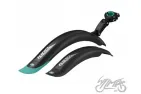 MUDGUARD SET FOR 16-18, BLACK/BLUE MARINE