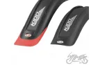 MUDGUARD SET FOR 16-18, BLACK/RED