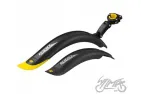 MUDGUARD SET FOR 16-18, BLACK/YELLOW