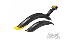MUDGUARD SET FOR 16-18, BLACK/YELLOW