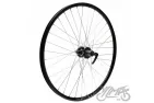 BICYCLE WHEEL 27.5 REAR DISC CASSETTE 8/9 BLACK