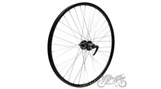 BICYCLE WHEEL 26 REAR DISC CASSETTE 8/9 BLACK