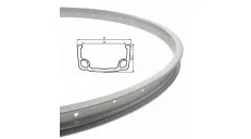 RIM, 26 WHEEL 36 SPOKES ALU SILVER