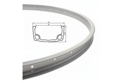 RIM, 26 WHEEL 36 SPOKES ALU SILVER RIM, 26 WHEEL 36 SPOKES ALU SILVER
