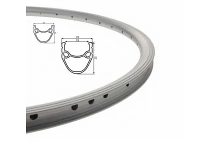 RIM, 26 WHEEL 36 SPOKES ALU SILVER RIM, 26 WHEEL 36 SPOKES ALU SILVER