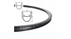 RIM, 26 WHEEL 36 SPOKES ALU SILVER