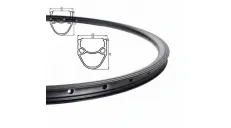 RIM, 28 WHEEL 36 SPOKES ALU SILVER