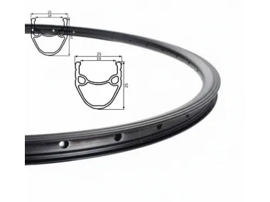 RIM, 28 WHEEL 36 SPOKES ALU SILVER