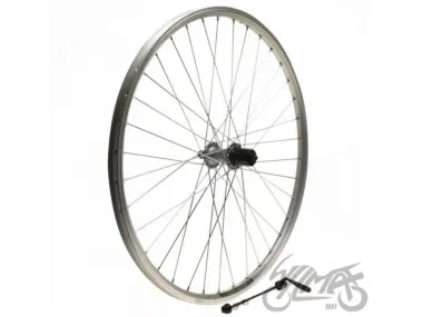 BIKE WHEEL 26 R ATB SILVER 8/9