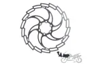 ROTOR, DISC BRAKE BICYCLE TOOPRE 180 MM
