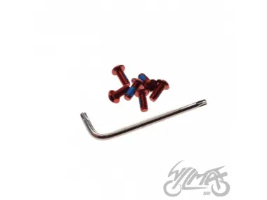 ROTOR TORX SCREW & WRENCH RED