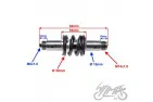 SHAFT, MAIN FOR AUXILIARY BICYCLE ENGINE 50 cc